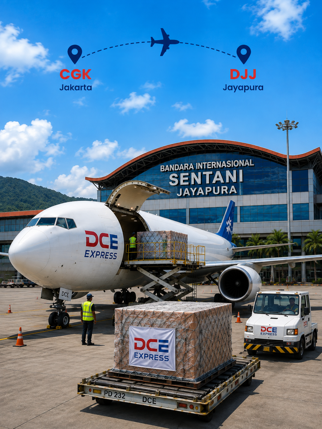 Pengiriman cargo udara Jakarta ke Jayapura