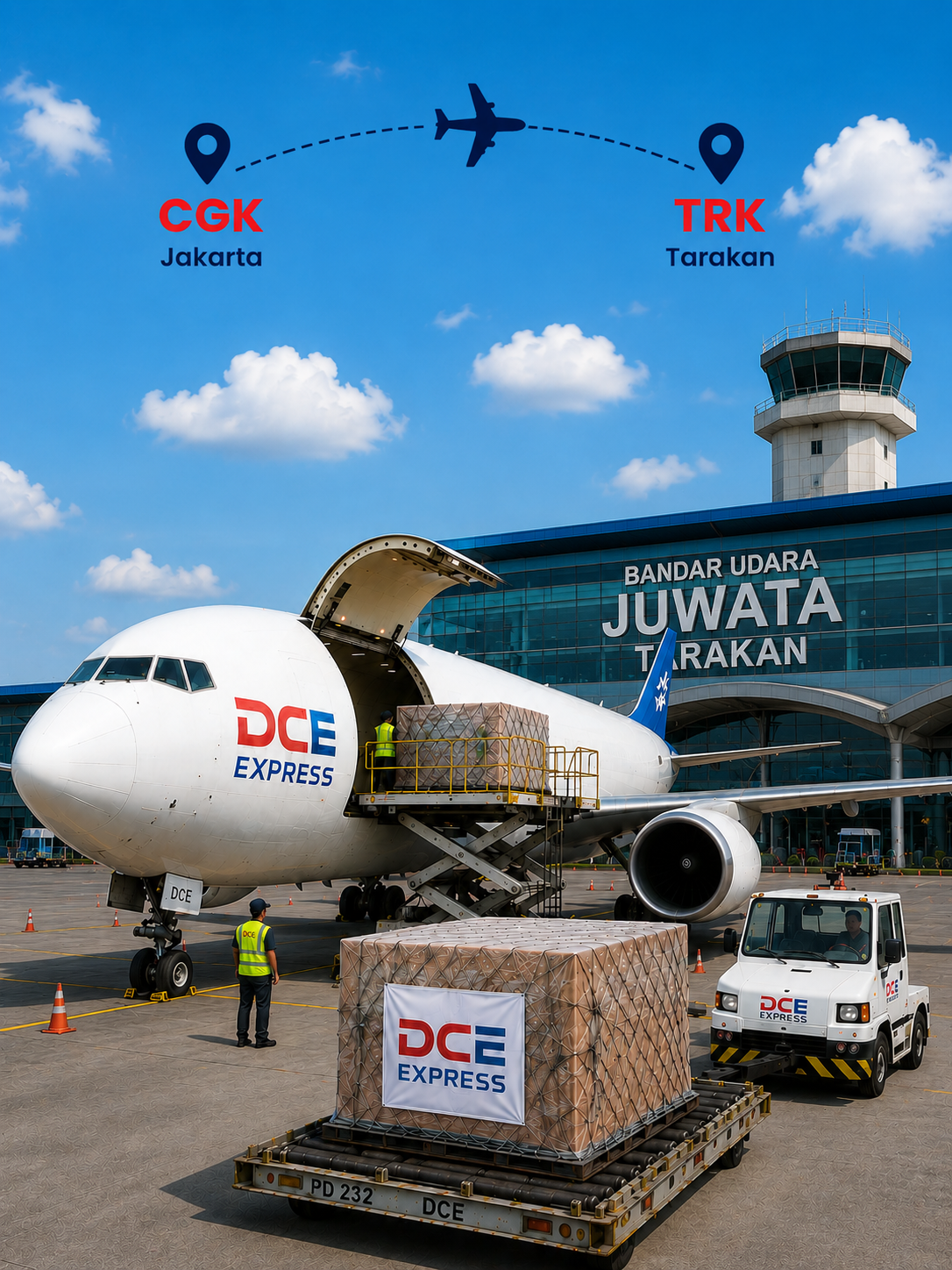 Pengiriman cargo udara Jakarta ke Tarakan