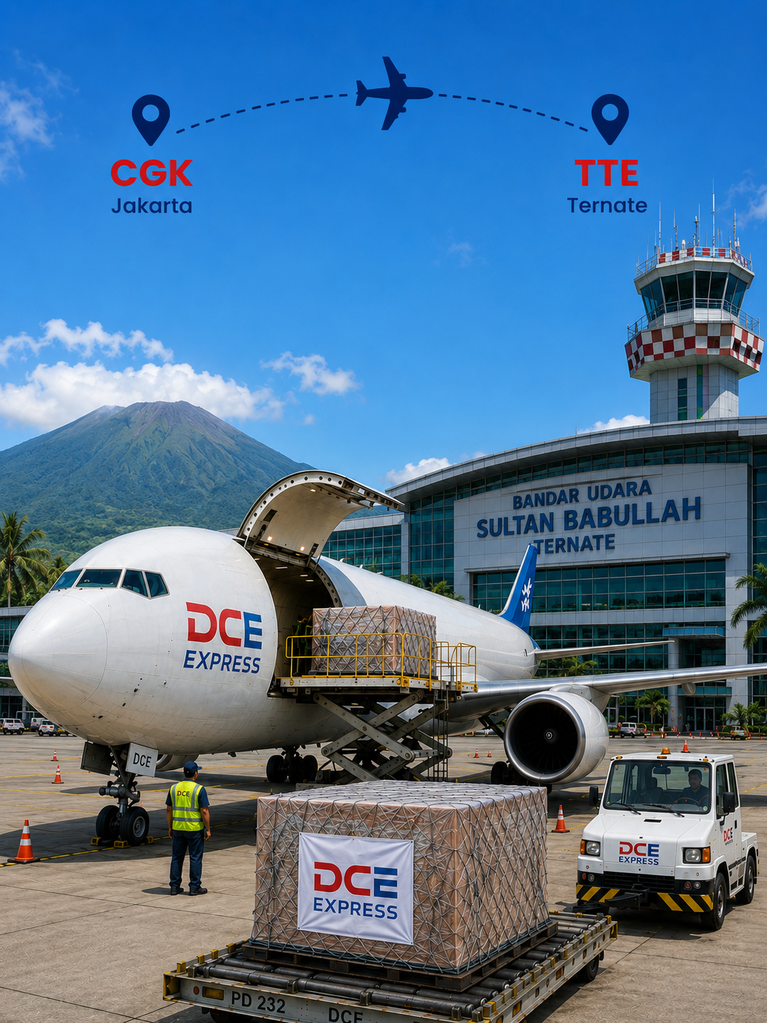 Pengiriman cargo udara Jakarta ke Ternate